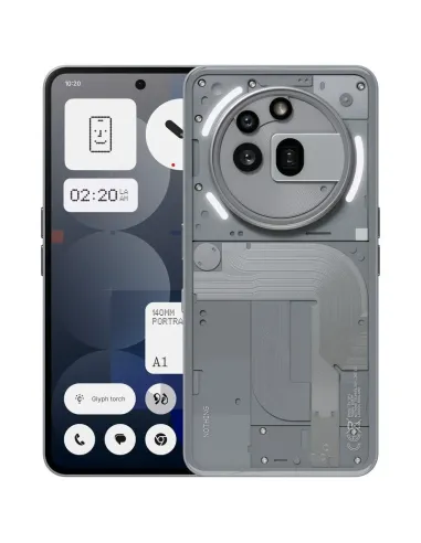 Nothing Phone (3a) Pro 5G 12/256GB Gris AMOLED FHD+ 120Hz 50MP 5000mAh 45W Android 15