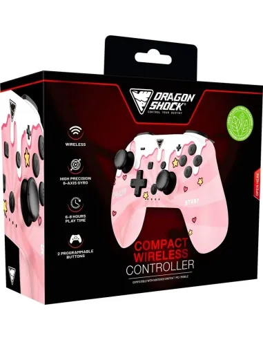 DragonShock PopTop Compact BT Wireless Controller Pink