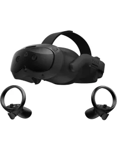 HTC Vive Focus Vision: Auriculares VR para PC y Realidad Mixta + Controladores, Negro, Compatible con el Modo DisplayPort-1402659