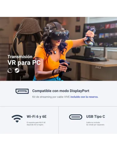 Gafas Realidad Virtual HTC Vive Focus Vision