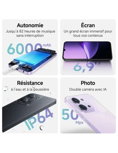 Smartphone Xiaomi Redmi 15C 5G 4/128GB Purpura