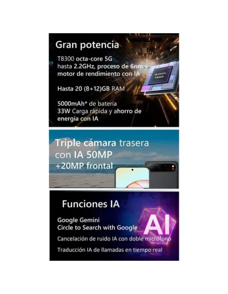 ZTE nubia Air Stream Black P780F02B | Accesorio oficial