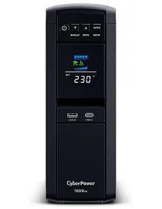 Cyberpower CP1600EPFCLCD 1600VA SAI Línea Interactiva Formato Torre 1000W con 6 Salidas Schuko-SAI63617
