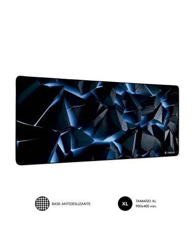 Alfombrilla para ratón Subblim Blue Obsidian XL Mouse Pad