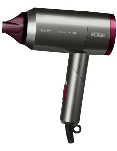 Solac Hair&Go Ionic 1800 Secador de Pelo Plegable 2000W