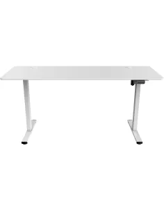 Mars Gaming MGD-ERGOPRO160 Blanca Mesa Elevable Eléctrica de Fibra Carbono y Acero (160x60cm)-AGAMEG0081