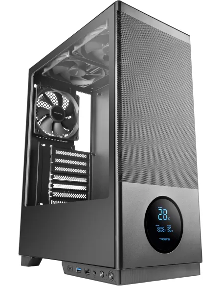 Tacens Sagitta20 Negra LED ATX Semitorre 3x 120mm Cristal Templado