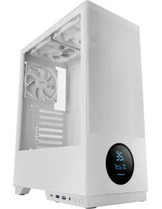 Tacens Sagitta20 Blanca LED ATX Semitorre 3x 120mm Cristal Templado-ICACMM0345