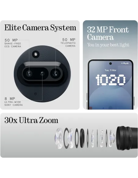 Smartphone Nothing Phone (3a) 5G 8/128GB Blanco