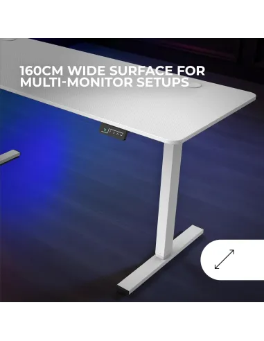 Escritorio para PC Mars Gaming MGD-ERGOPRO160 Blanca