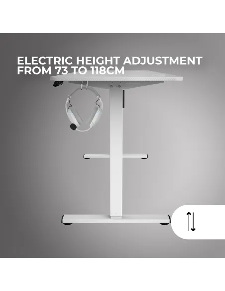 Escritorio para PC Mars Gaming MGD-ERGOPRO160 Blanca