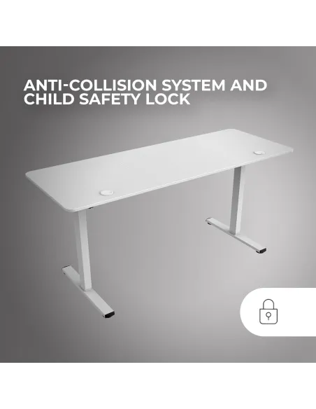 Escritorio para PC Mars Gaming MGD-ERGOPRO160 Blanca