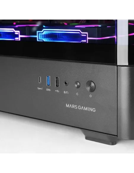 Torre Caja para PC Mars Gaming MC-LCDPRO Negra