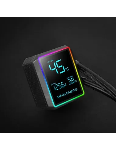 Refrigeración líquida Mars Gaming ML-LCD PRO 240 Negro