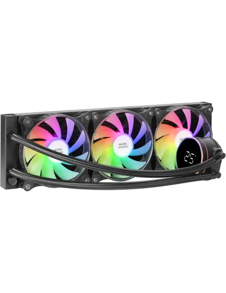 Mars Gaming ML-LCD PRO 360 Negro Kit AIO de Refrigeración Liquida 360mm con pantalla LCD