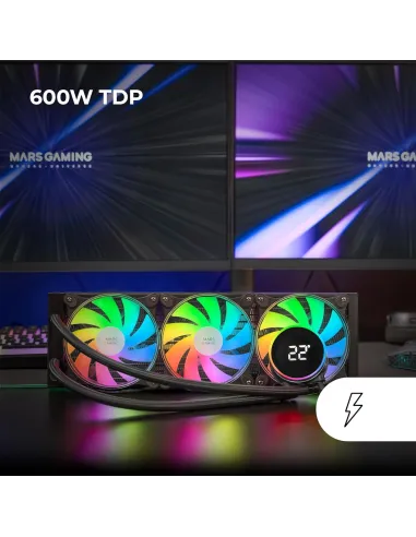 Refrigeración líquida Mars Gaming ML-LCD PRO 360 Negro