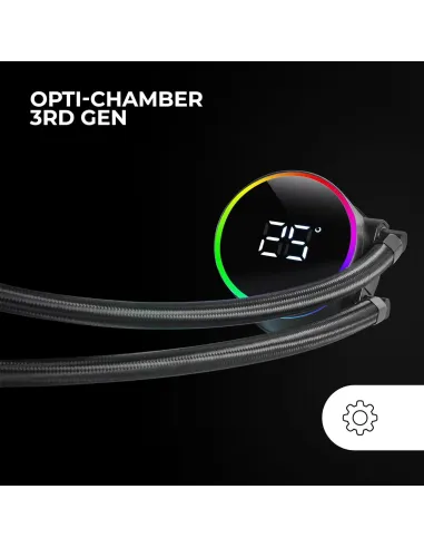 Refrigeración líquida Mars Gaming ML-LCD PRO 360 Negro