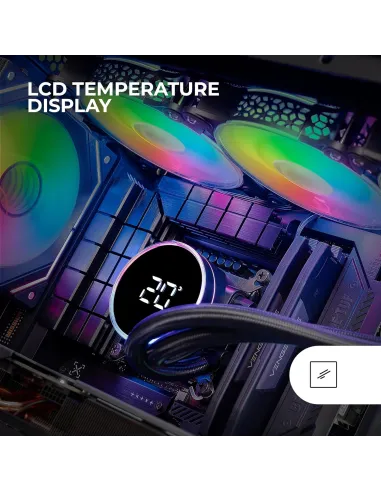 Refrigeración líquida Mars Gaming ML-LCD PRO 360 Negro