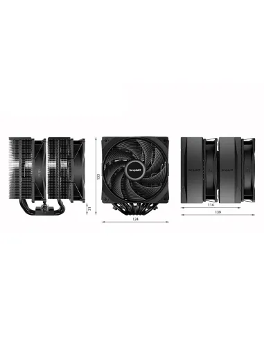 Refrigerador de aire Be quiet! Pure Rock Pro 3 Black
