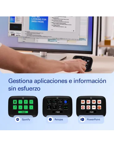 Capturadora de Video y Audio Elgato Stream Deck Neo Negro