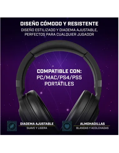 Auriculares Newskill Sobek Negro