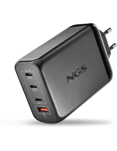 NGS BUD240W Cargador de Smartphone x3 USB-C/x1 USB-A Gris