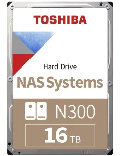 Toshiba N300 NAS 16TB HDWG51GUZSVA 3.5" SATA III-IAIDMA0628