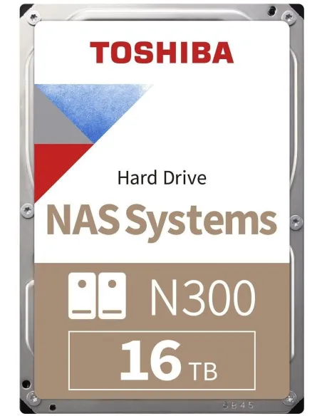 Toshiba N300 NAS 16TB HDWG51GUZSVA 3.5 SATA III