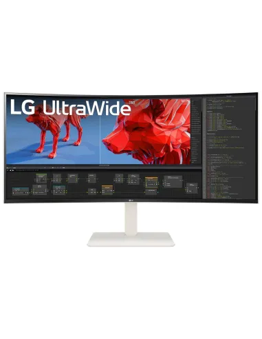 LG 38BR85QC-W 38" UWQHD+ 144Hz Nano IPS Curvo UltraWide G-SYNC FreeSync HDR600 USB-C Blanco