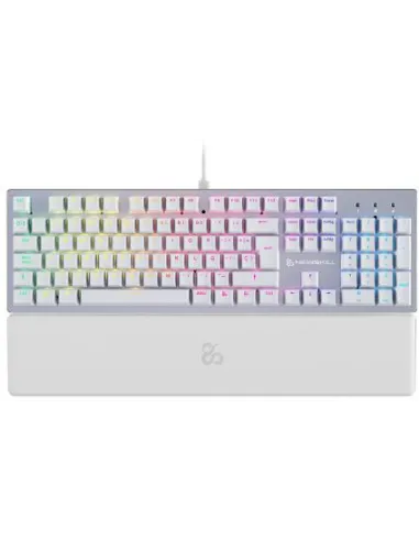 Newskill Serike V2 Blanco TKL Teclado Gaming Mecánico RGB NewSwitch Red