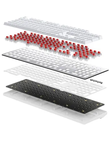 Teclado Newskill Serike V2 Blanco