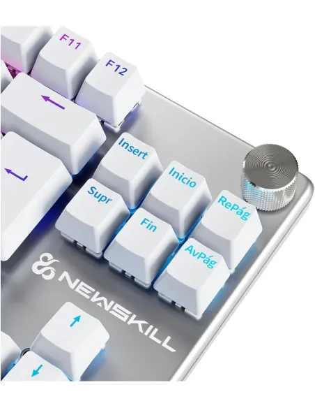 Teclado Gaming Newskill Serike TKL V2 Blanco