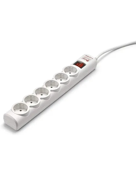 Salicru SPS SAFE 6S (680DA000002) – Regleta 6 tomas Schuko con Protectores eléctricos activos de última generación