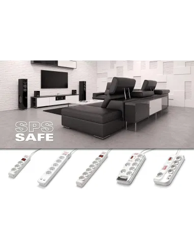 Regleta protección sobretensiones Salicru SPS SAFE 6S