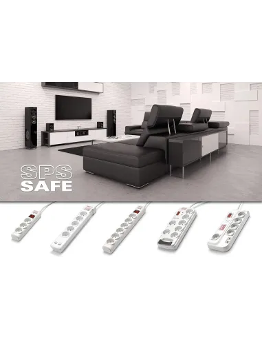Regleta protección sobretensiones Salicru SPS SAFE 6S
