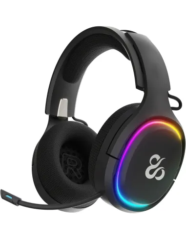 Newskill Aton V2 Black Auriculares Gaming Inalámbricos RGB Bluetooth 5.0 Multiplataforma Negros
