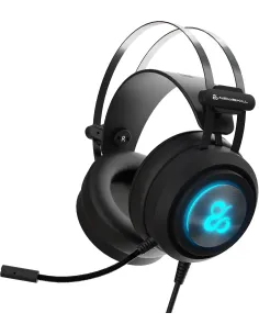 Newskill Drakain V2 Negros Auriculares Gaming con Cable Jack 3.5 mm y USB, RGB dinámico, multiplataforma-MULT63526