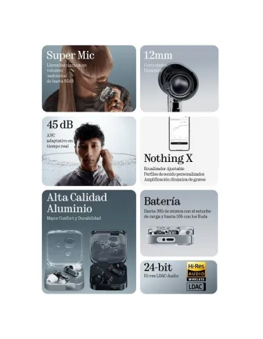 Auriculares Nothing Ear 3 Blancos