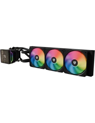 Nfortec Sedna 360 ARGB Negro Kit Refrigeración Líquida 360mm con Pantalla LCD 4'' Personalizable