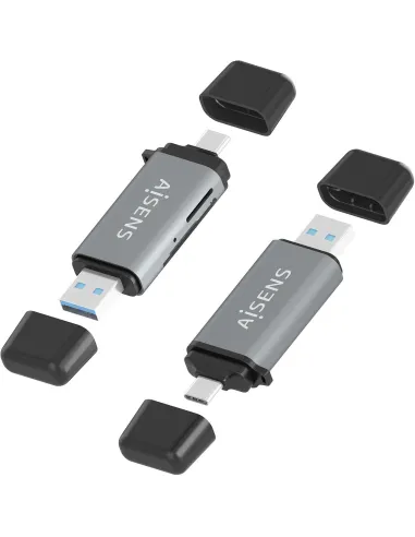 Lector de tarjetas Aisens ASCR-2AC11-GR