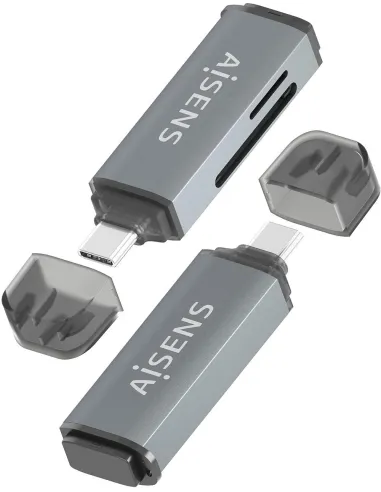 Lector de tarjetas Aisens ASCR-2C10-GR