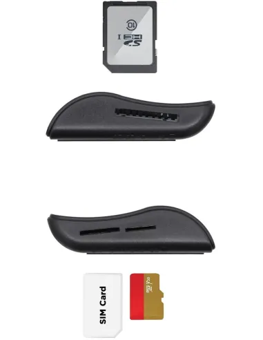 Aisens ASCR-SN02SD-BK Lector de Tarjeta DNIe Negro