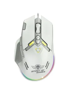 Spirit of Gamer Elite M60 Blanco Ratón gaming-FTRRCA0790