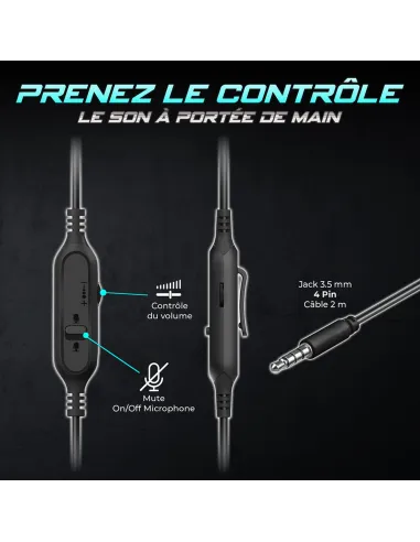 Auriculares gaming Spirit of Gamer Pro H4 Negro