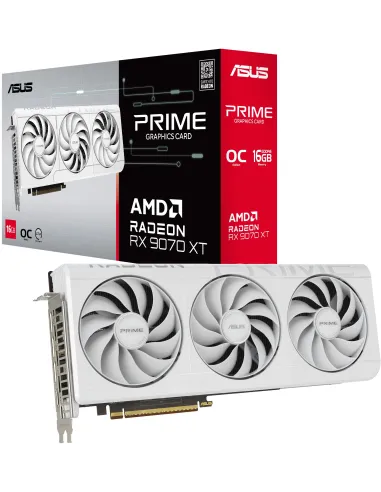 ASUS Prime Radeon™ RX 9070 XT OC White Edition 16GB GDDR6