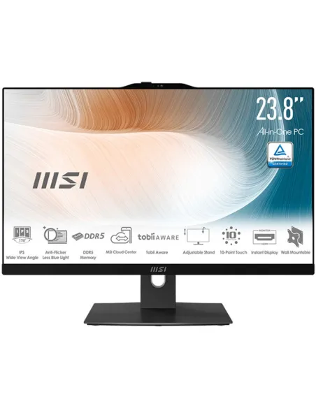 MSI Modern AM242P 1M-1498ES Intel Core i7-150U/16GB/512GB SSD/24" FreeDOS Negro