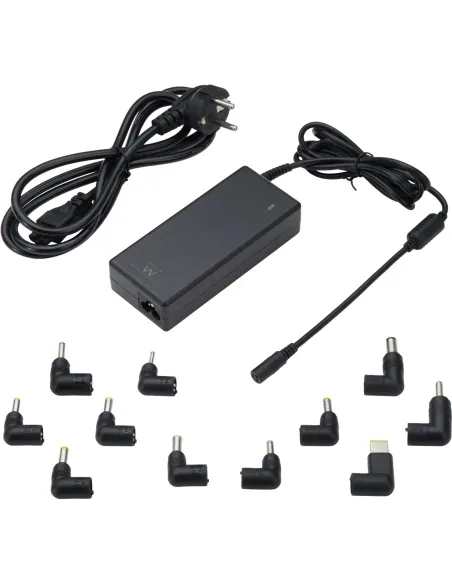 Ewent EW3969 Cargador de Portátil Multicompatible 95W Negro