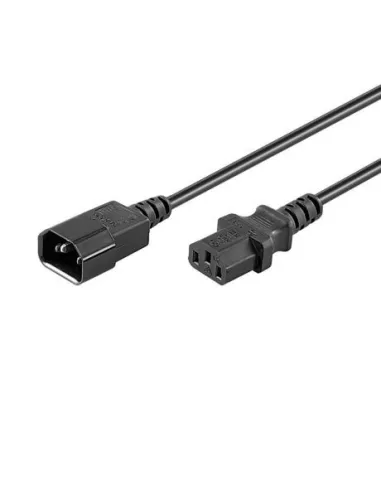 Ewent EC1913 Cable de Alimentación Alargador C14 a C13 Macho/Hembra 1.8m Negro