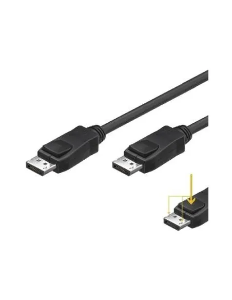 Ewent EC1401 Cable Displayport V1.2 4K Macho/Macho 2m Negro