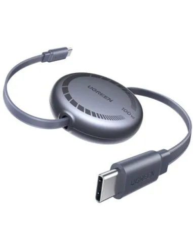 Ugreen 65905 USB-C a USB-C PD Cable Retráctil 100W Negro